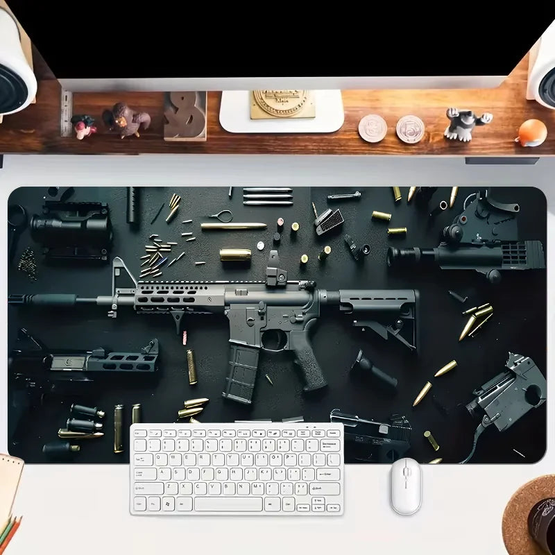 Gun parts assembly Mouse Pad