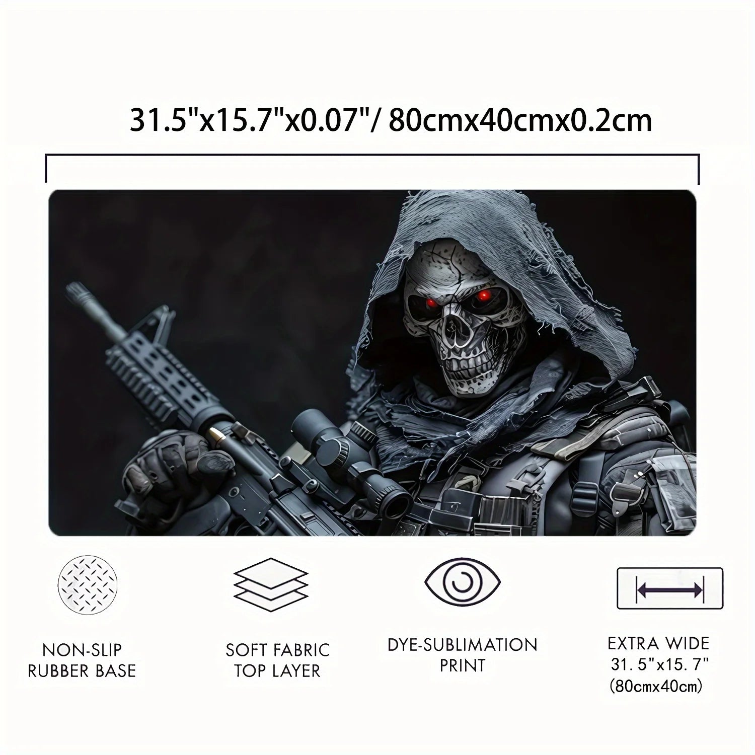 Skull Gun Gaming Mouse