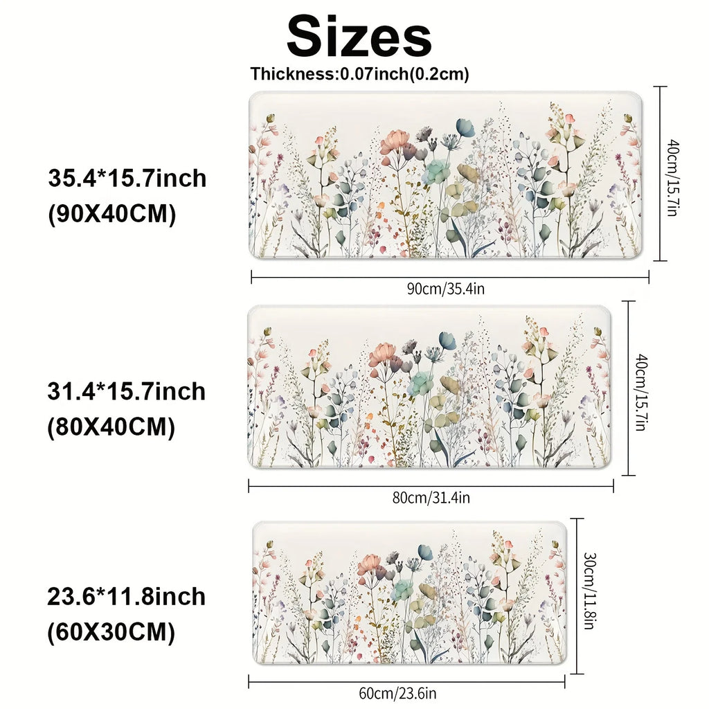 Floral Large mousepad Extended desk