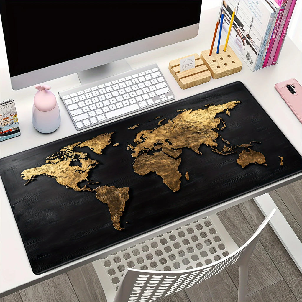 World Charcoal Ocean Design for Office and Gaming