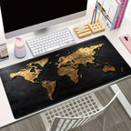 World Charcoal Ocean Design for Office and Gaming