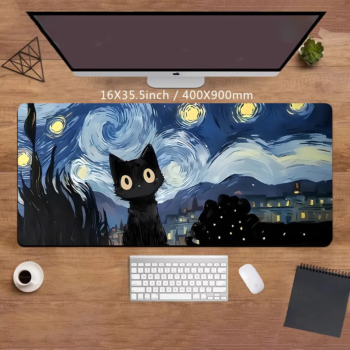 Anime creative art Abstract cat