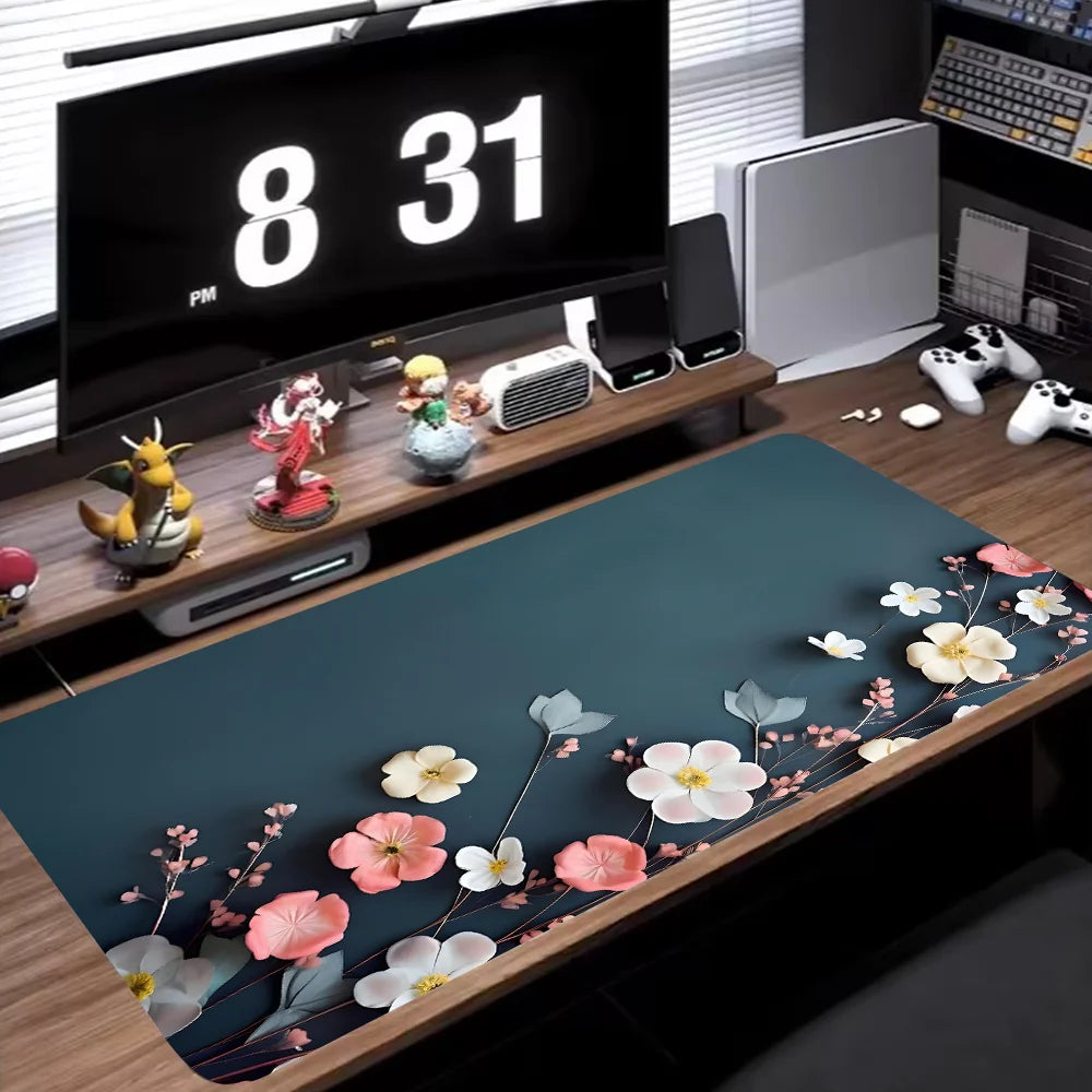 Computer Keyboard Mat Flower