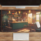 Kawaii Anime Coffee Shop Art