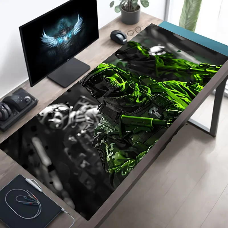 Large Mouse Pad Tactical Soldier Design Non-Slip