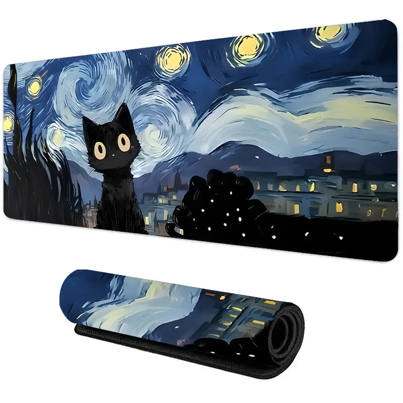 Anime creative art Abstract cat
