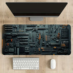 Gun parts assembly Mouse Pad