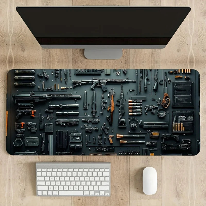 Gun parts assembly Mouse Pad
