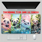 Large Cute Panda Mouse Pad Anime