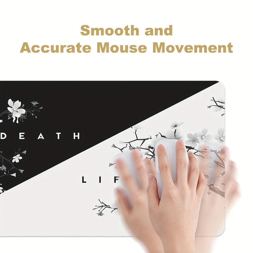 Life Death Black White Sakura