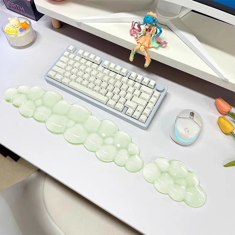 Mouse pad Wrist antislip silicone transparent