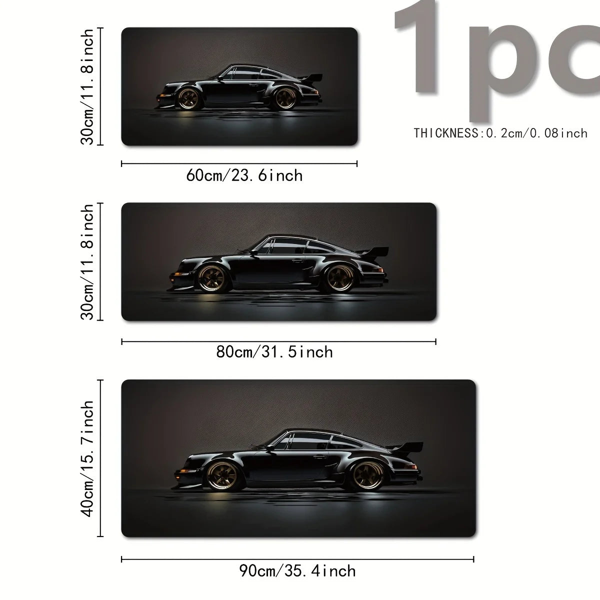 Black Classic Car Large