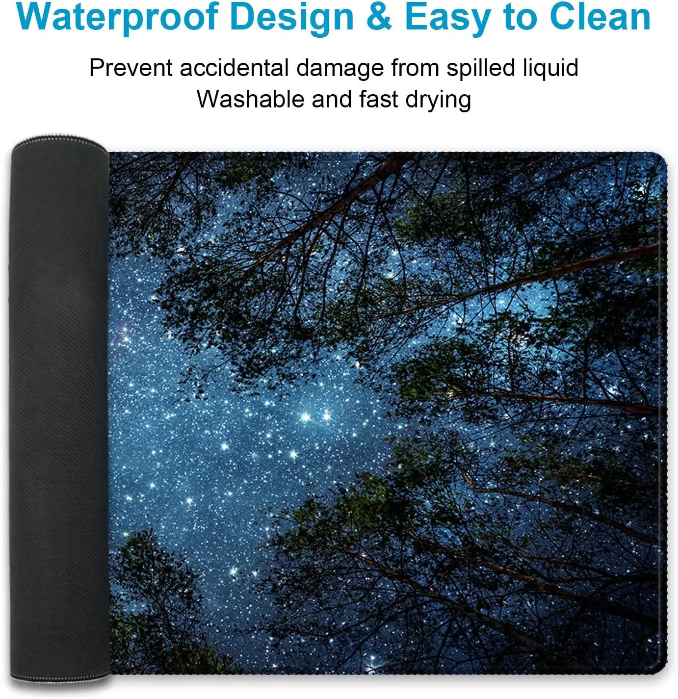Forest Starry Gaming Mouse Pad