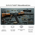 Firearm Design Mouse Pad Gaming