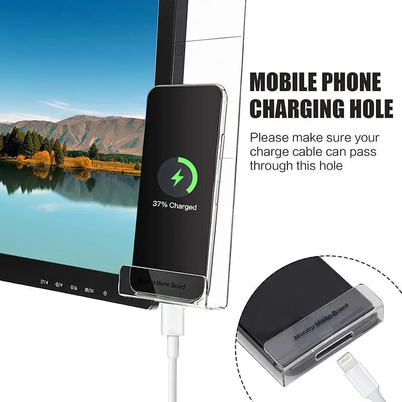 Computer Phone Monitor Memo Board