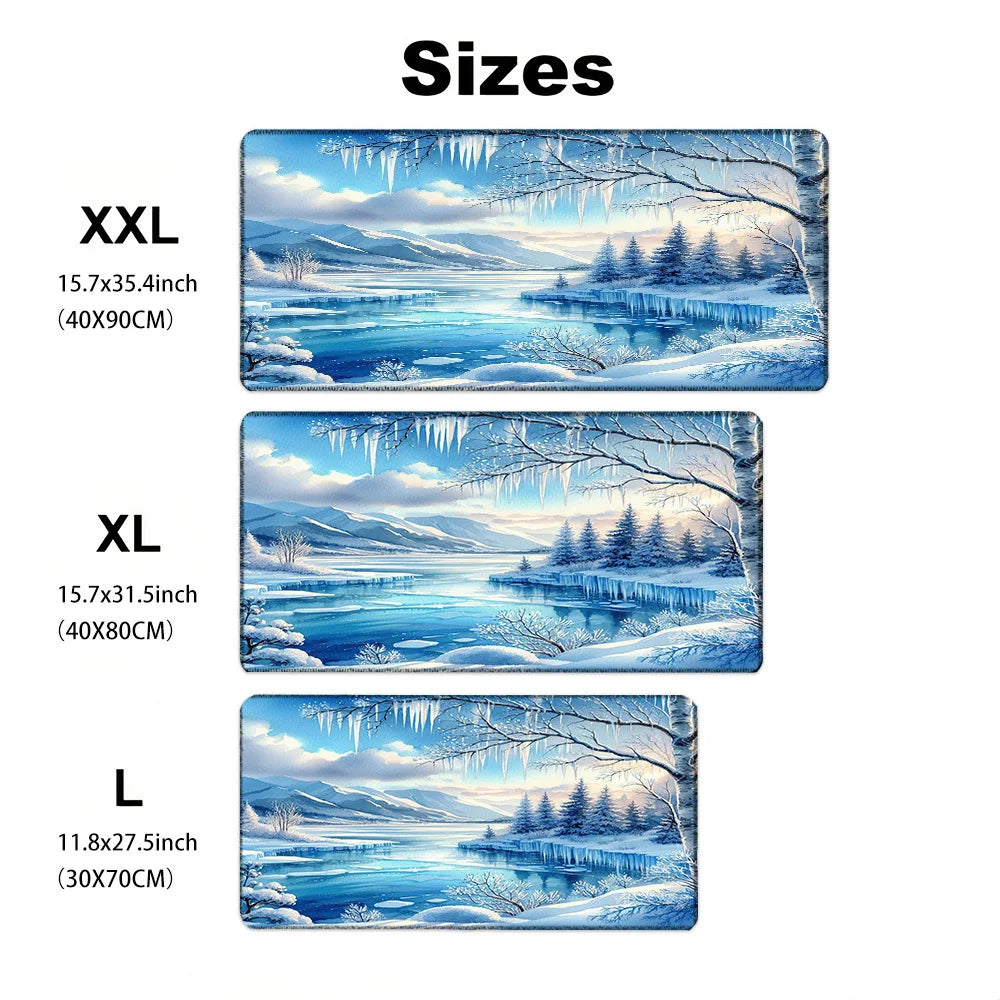 Large Blue Snow Scene
