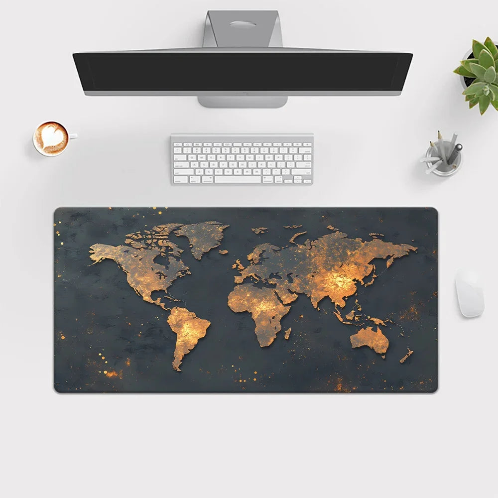 World Map Mouse Pad