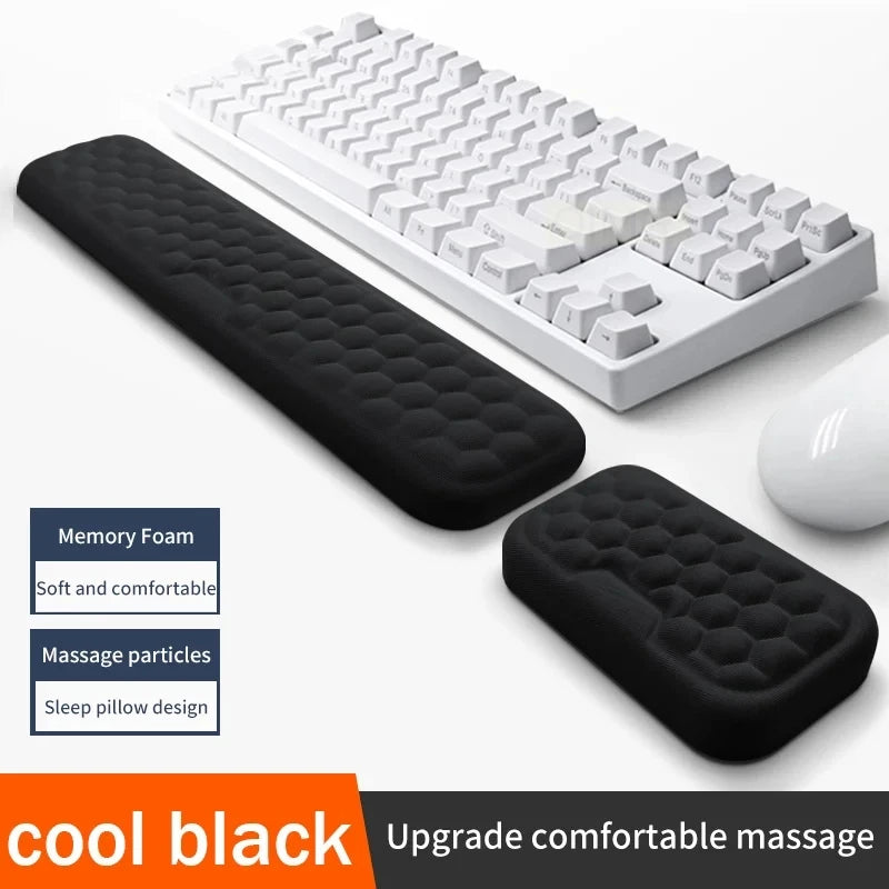 Wrist Mouse & Keyboard Protection Rest Pad Massage Texture