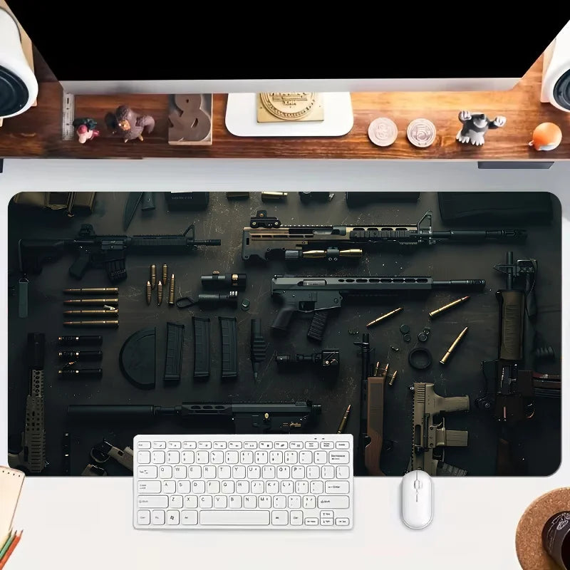 Gun parts assembly Mouse Pad