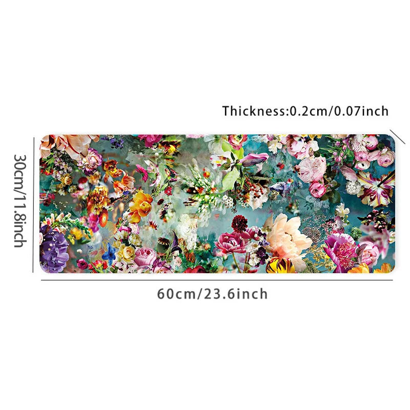 Colorful Oil Painting Flowers