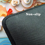 Colorful auspicious cloud mural