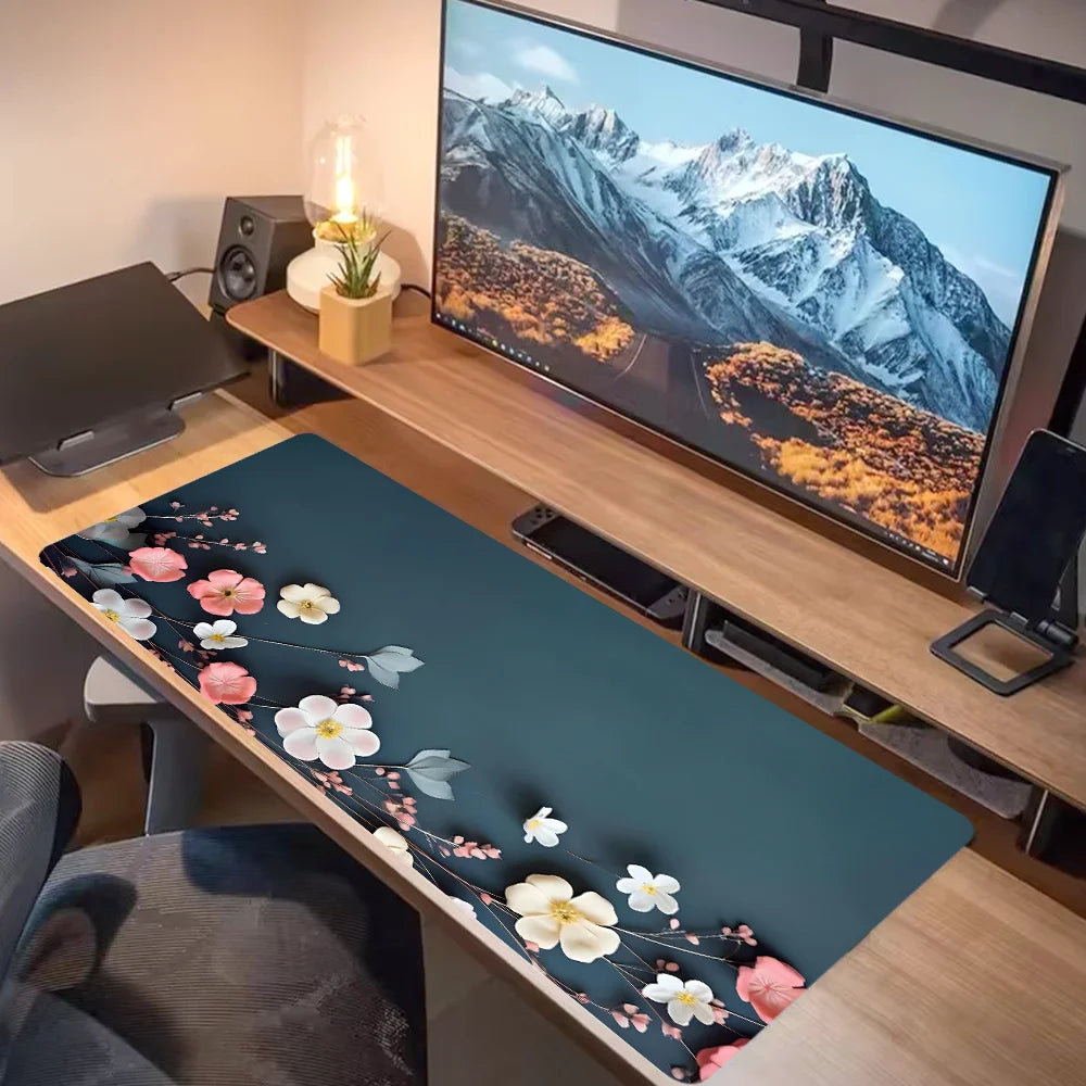 Computer Keyboard Mat Flower