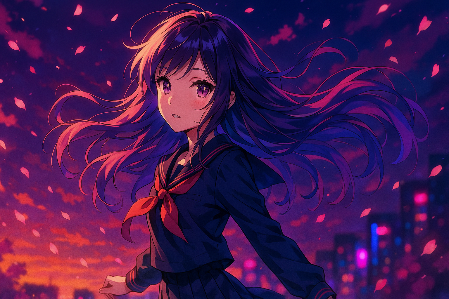 Anime style wallpaper